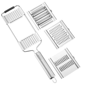 Multifunctional Stainless Steel Kitchen <b>Stand</b> Manual <b>Vegetable</b> Cutter and Potato Shredder Metal Tool - Product Image 5