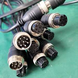 สายต่อวิดีโอ M16 Aviation Connector 8 พิน แบบตัวผู้ต่อตัวผู้ สำหรับกล้องวงจรปิดในรถยนต์ สายต่อพ่วงจ่ายไฟ หุ้มด้วย PVC ตัวนำทองแดง - Product Image 2