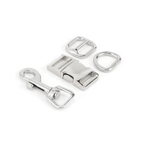 Mousqueton pivotant de 20mm en alliage de zinc de haute qualité déclencheur fort de sécurité pour collier de chien
