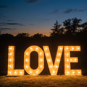 Lettere 3D Illuminate per Noleggio, Grandi Numeri <span class=keywords><strong>e</strong></span> Alfabeto Luminosi per Decorazioni di Matrimoni, Eventi <span class=keywords><strong>e</strong></span> Feste, Insegne LED - Product Image 3