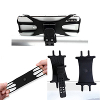 Venta caliente de silicona flexible 5,5-7 pulgadas teléfono inteligente teléfonos móviles bicicleta soporte para teléfono