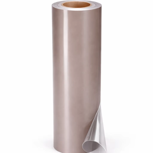 Ready Stock Flexible Semi Gloss <b>Transparent</b> PET Decorative <b>Sheet</b> for Furniture Lamination GAG Single Side Primer HVC - Product Image 1