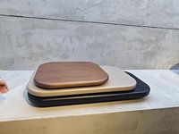 Mesa de centro de mármol natural cuadrada de lujo con luz nórdica, mesa de acento moderna de diseñador, mesa de funciones múltiples, muebles inteligentes