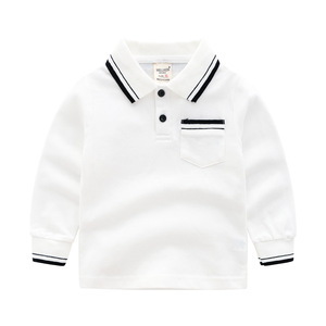 T-shirt décontracté à <span class=keywords><strong>manches</strong></span> <span class=keywords><strong>longues</strong></span> pour garçons Printemps Nouveau design <span class=keywords><strong>Polo</strong></span> pour enfants T-shirt à <span class=keywords><strong>manches</strong></span> <span class=keywords><strong>longues</strong></span> pour bébé pour le commerce extérieur transfrontalier - Product Image 2
