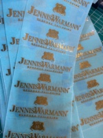 Etiquetas Adhesivas Personalizadas de Transferencia UV en Metal 3D, Etiqueta en Relieve, Impermeable, Transferencia de Lámina Dorada de Lujo