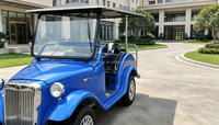 Voiture de tourisme rétro haut de gamme et spacieuse avec recharge rapide pour parcs à thème, personnalisable et luxueuse, en promotion, fluide et performante