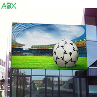 Layar LED 960x960mm Kecerahan Tinggi Layar Iklan Luar Ruangan Stadion Sepak Bola Papan Banner Perimeter