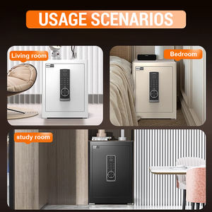 <span class=keywords><strong>Coffre</strong></span>-<span class=keywords><strong>fort</strong></span> H45, serrure électronique à code et empreintes digitales, petit <span class=keywords><strong>coffre</strong></span>-<span class=keywords><strong>fort</strong></span> pour chambre à coucher, bureau, banque, maison, école - Product Image 6