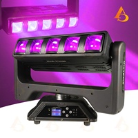Projecteur à barre LED RVBW 4-en-1 double face 5x60W DMX 5 à tête mobile avec focalisation, fourni par l'usine