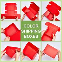 Boîtes rigides en carton ondulé personnalisables, colorées, grand format, multicolores, avec fermeture magnétique, en matériaux recyclés, logo/design personnalisé pour