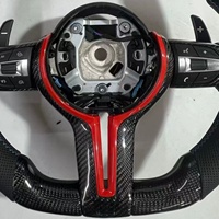 Setir Kulit Serat Karbon Smart LED M Sport untuk BMW E90 E92 E70 F30 F10 M2 M3 M4 M5 M6 X5 F20 F31 Kualitas Tinggi