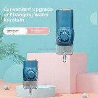 Distributeur d'eau et de nourriture pour animaux de compagnie en plastique écologique personnalisé, à suspendre, pour chat, lapin, chien, cage à chat, bouilloire pour boire de l'eau
