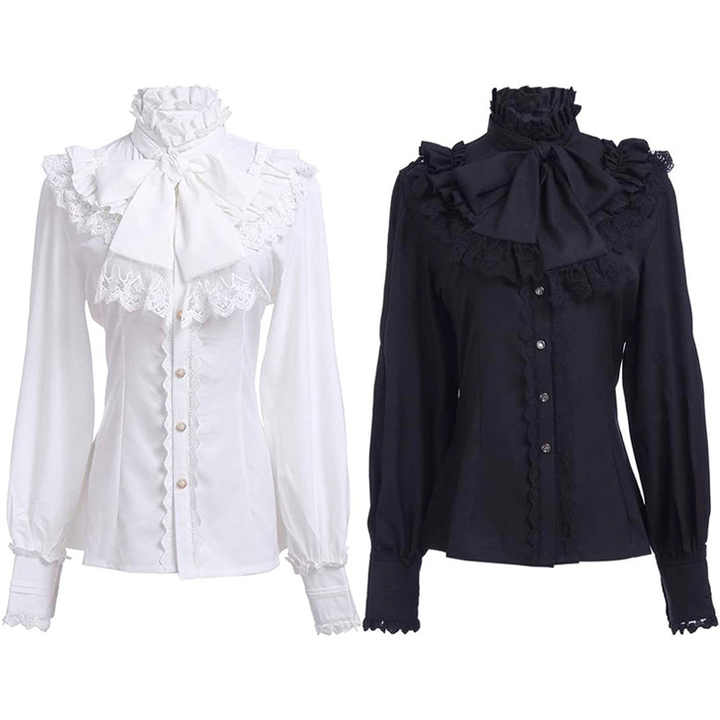 frilly blouses victorian
