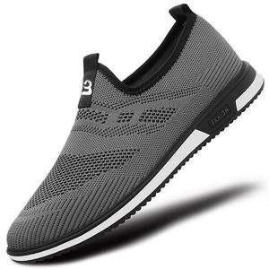 Chaussures de marche décontractées pour hommes, tendance sportive estivale, à lacets, semelle en mesh respirante, légères et confortables - Product Image 6