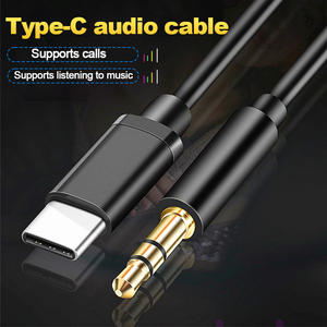 Cable Adaptador <span class=keywords><strong>de</strong></span> Salida <span class=keywords><strong>de</strong></span> 3.5mm a Tipo-C para Computadora, Teléfono, Reproductor <span class=keywords><strong>de</strong></span> Auto, Audífonos, Altavoces, Línea <span class=keywords><strong>de</strong></span> Audio AUX - Product Image 1