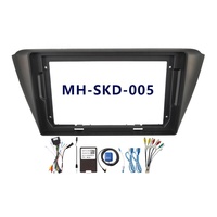 Kit de cadres DVD de voiture sous Android, avec harnais de câblage, câble ISO à 16 broches, pour Skoda Fabia 2015, accessoires de pièces auto, Meihua, nouveauté