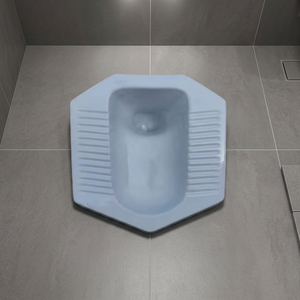 Vistaar-Toilette élégante en céramique, WC oriental bon marché, design diamant, articles sanitaires du Vietnam et de la Thaïlande - Product Image 1