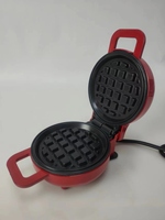 Nouvelle Machine à Gaufres Belges Rondes Compacte 2026 pour la Maison – Mini Gaufrier Belge 1 Tranche avec Poignée