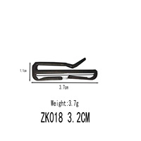 Noir POM plastique étanche petit cordon de sécurité robuste ressort de verrouillage pour sac à dos sac cordon ajusteur matériel accessoires