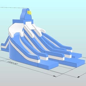 Nhà Máy Giá Lớn trượt nước <span class=keywords><strong>Inflatable</strong></span> tùy chỉnh trượt bơm hơi và trượt cho trẻ em và người lớn trượt nước - Product Image 3