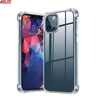 Étui de protection transparent de luxe HD antichoc en TPU pour iPhone 16 17 18 Pro Max avec protection de l'appareil photo