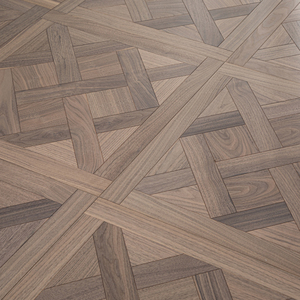 Parquet Versailles AVANTIMORA ISO9001 multicouche en noyer noir lisse, qualité AB, imperméable, 450 mm x 600 mm, pour projets de design d'intérieur - Product Image 1