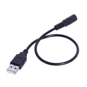 <span class=keywords><strong>Cable</strong></span> de Carga y Transferencia de Datos de DC5.5x2.1mm Hembra <span class=keywords><strong>a</strong></span> USB Macho, 30cm, 5V 3A, 22AWG, PVC, para Cámaras y Computadoras - Product Image 3