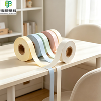 Bande de chant en PVC ABS ultra-lisse, niveau de brillance personnalisé pour l'étanchéité des bords des meubles en bois d'intérieur