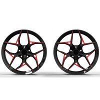Velg Tempa 20x9 21x12 Staggered Custom Aluminium Alloy Rim 17-22 Inch 5x100 5x108 5x114.3 5x115 5x120 untuk Chevrolet Corvette