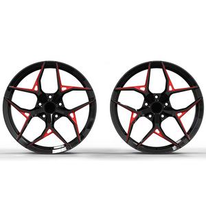 Jante forgée 20x9 21x12 décalée, jante en alliage d'aluminium personnalisée, 17-22 pouces, 5x100 5x108 5x112 5x114.3 5x115 5x120 <span class=keywords><strong>Chevrolet</strong></span> <span class=keywords><strong>Corvette</strong></span> - Product Image 2