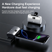 Batterie externe portable mini TDX TJ26 10000mAh 20W/15W à charge rapide Type-C avec affichage numérique et sorties USB universelles