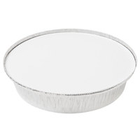 Barquette jetable en aluminium pour le déjeuner et récipient à gâteau, plateau de restauration à emporter, plat à pizza, emballage alimentaire avec couvercle