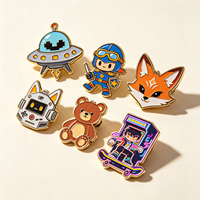 Épingles en émail personnalisées en métal, badges de personnages de dessins animés mignons, ensemble de badges d'anime pour revers, cadeaux promotionnels, accessoires de mode pour enfants, femmes et hommes, en gros
