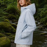Veste technique imperméable pour femme, coupe-vent, veste de randonnée fonctionnelle, vêtements d'extérieur pour le camping, fabricant de logos personnalisés