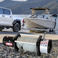 Cabrestante Eléctrico de 12000 LB y 12V con Control Remoto Inalámbrico |   Winche de Rescate Todoterreno para Autos/Camionetas/SUV/Winche de Remolque y Tracción de Uso Pesado