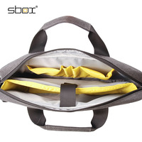 SBOX Nouveauté Sac pour ordinateur portable léger de 14 pouces Sac à bandoulière multifonctionnel Durable Vente chaude Sac pour ordinateur à plusieurs poches