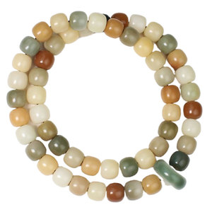 Bai Yu Pu Ti Multi Color Bodhi Root Beads 108pcs 10mm Hand Polished Religious Jewelry <b>Bracelet</b> Necklace Unisex Gift - Product Image 5