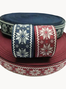 National Style <strong>Cotton</strong> <strong>Jacquard</strong> Ribbon <strong>Tape</strong> for DIY Clothing Bags Sewing Strap - Product Image 4