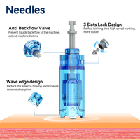 Stylo de microneedling sans fil électrique A9 Dr Pen en titane, appareil de beauté faciale pour l'élimination des cicatrices, mésothérapie pour la tête, LED US pour