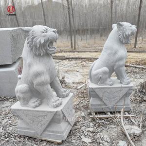 현대적인 야외 정원 장식 대리석 호랑이 조각상 - Product Image 6