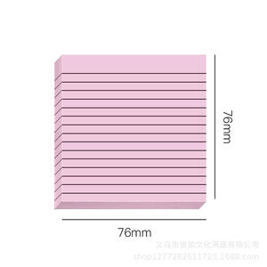 6 Colors Lined Sticky <b>Notes</b> Custom Stationery Writing Memo Pads for <b>Book</b> Comment Reminders - Product Image 3