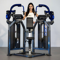 Équipement de fitness commercial pour la musculation du haut du corps : Appareil d'iso-latéralisation à charge par poulie pour l'extension des triceps