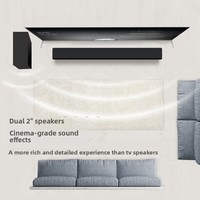 Barre de son 5-en-1 transfrontalière pour téléviseur, système de son surround stéréo pour salon et home cinéma