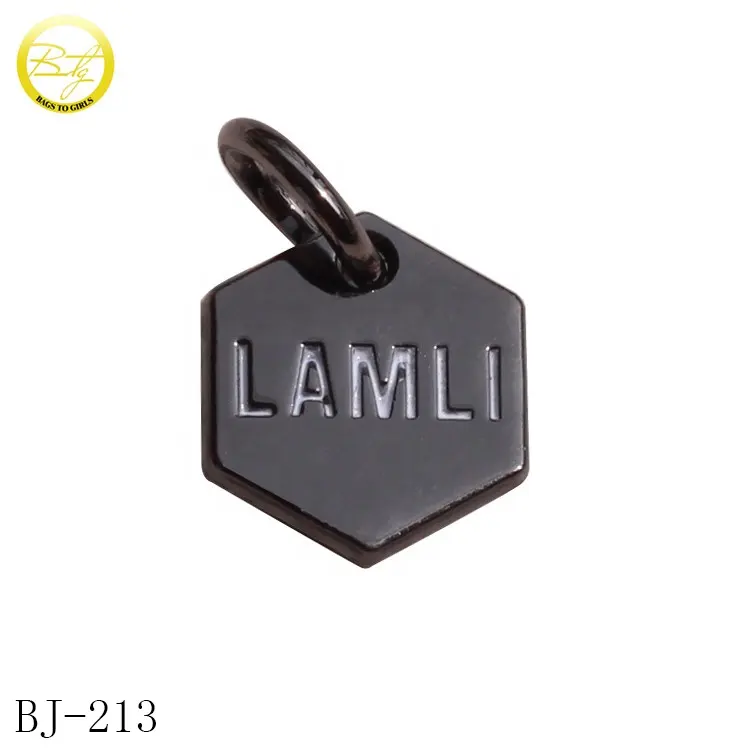 Custom cute zinc alloy jewelry charms gold plated logo metal accessory tags for bags/bracelet