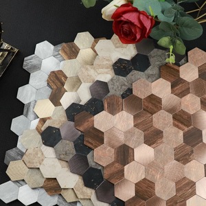 Il Design autoadesivo in alluminio a mosaico un colore tre stili è adatto per pareti interne, pareti di sfondo e scrivanie anteriori - Product Image 3
