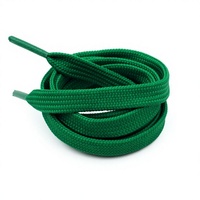 Lacets plats unisexes en polyester GON22 de 8 mm de largeur avec embouts en plastique transparent colorés imprimés – Lacets plats unisexes vendus