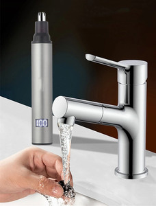 Wanshe Men's Electric Nose <b>Ear</b> Eyebrow Hair Trimmer Aluminum Alloy Low Noise Portable Mini Outdoor Use <b>Cleaning</b> <b>Tool</b> - Product Image 4