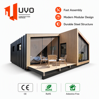 Maisons préfabriquées de luxe UVO 52, construction modulaire en forme de A, conteneur en kit |   Immeuble de bureaux, complexe hôtelier, chalet, mini-maison, villa, hôtel