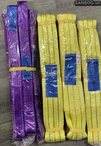 Cable de tela de grúa de carga de 3 toneladas, eslinga de telaraña verde de 7,5 cm, seguro duradero, 5:1, factor de seguridad, patrón plano, poliéster, necesidades de elevación de carga - Product Image 4