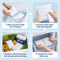 Compresas de Gel Reutilizables para Terapia de Frío, Compresa Fría Flexible para Aliviar el Dolor de Rodilla, Hombro, Espalda y Cuello